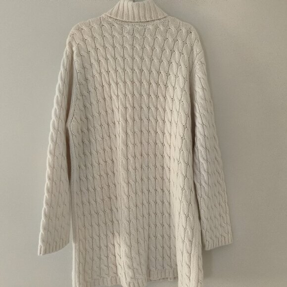 L.L. BEAN Cable Knit Turtleneck Dress Size 3X - Picture 5 of 9